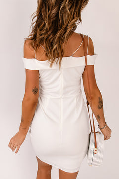 Plunge Spaghetti Strap Mini Dress