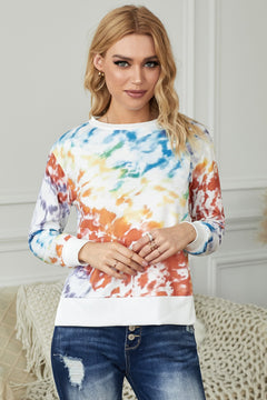 Tie-Dye High Low Sweatshirt