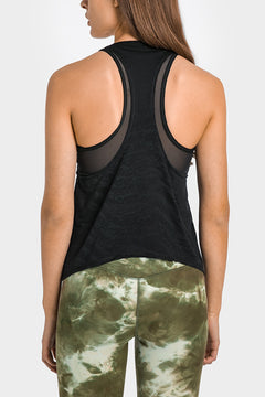 Spliced Mesh Racer Back Tank