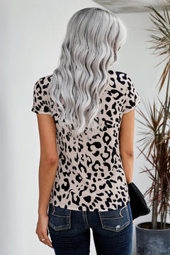 Leopard Print Tee