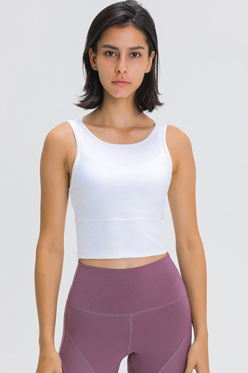 Ribbed Multiway Active Crop