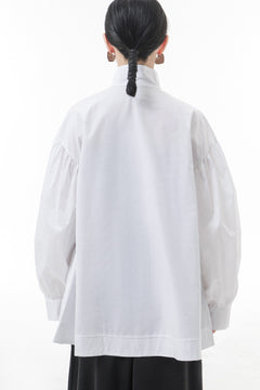 Quarter Zip Lantern Sleeve Shirt