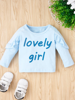 Baby Girl LOVELY GIRL Tee and Tie-Dye Bloomers Set