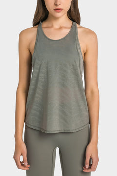 Spliced Mesh Racer Back Tank