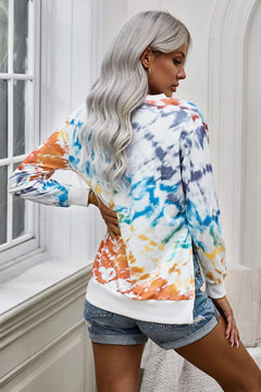 Tie-Dye High Low Sweatshirt