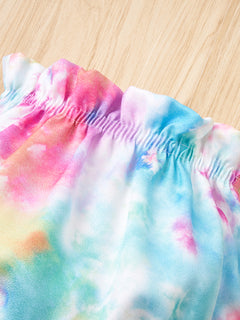 Baby Girl LOVELY GIRL Tee and Tie-Dye Bloomers Set