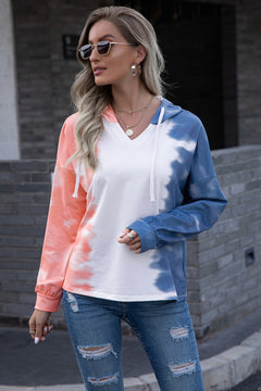 Tie-Dye Drawstring Hoodie