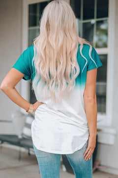 Ombre Color Block Shirt