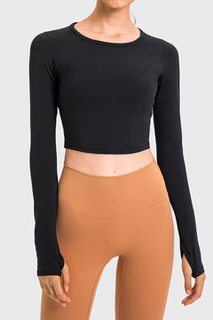 Long Sleeve Crop T-shirt