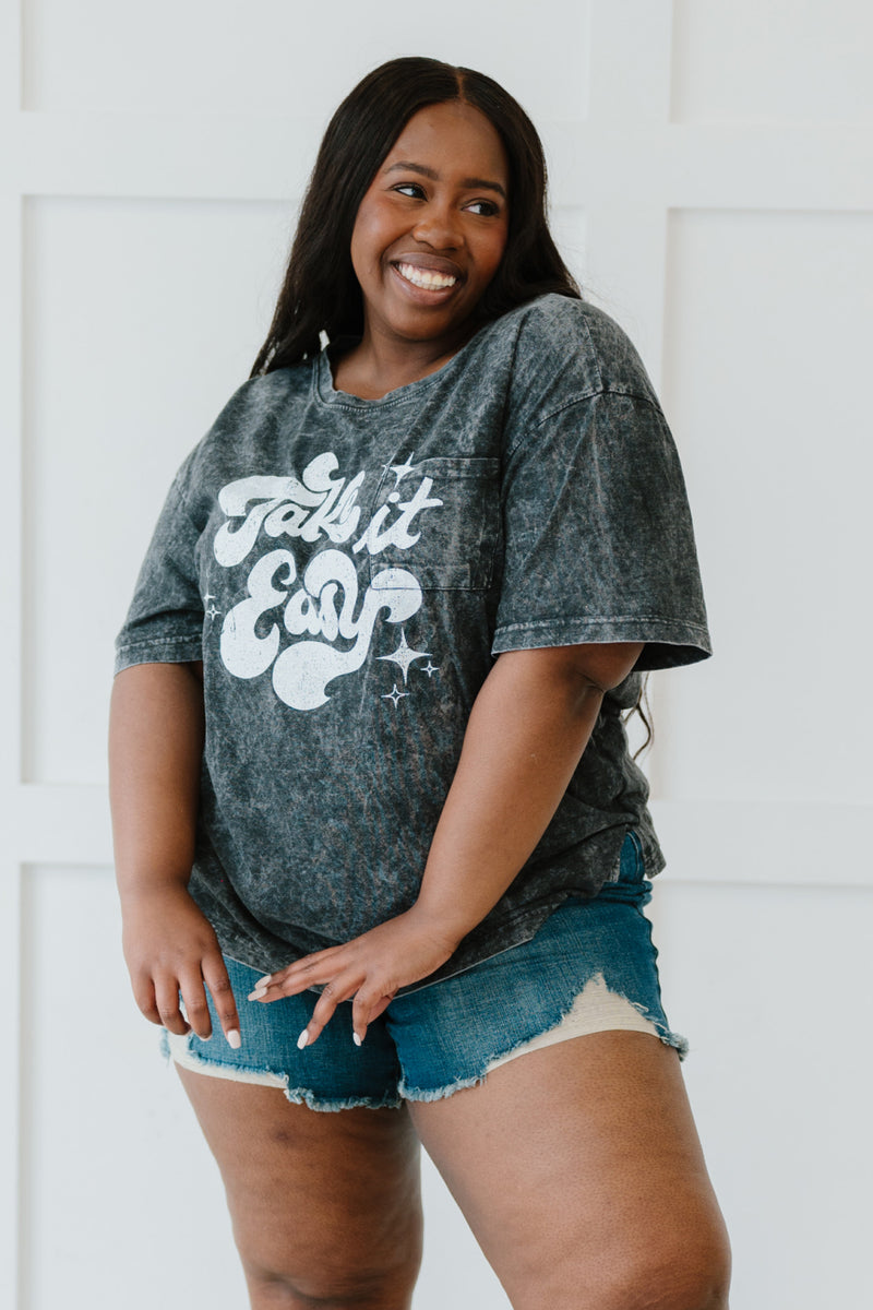 Sew In Love Take It Easy Full Size Run Graphic Tee