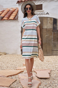 Striped T-Shirt Dress