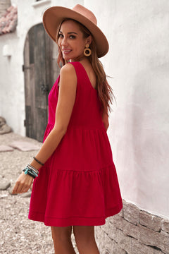 Tiered Ruffled Dress