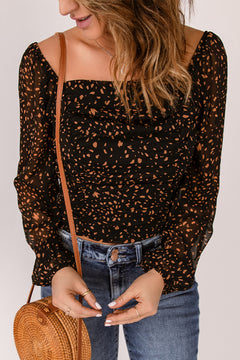 Printed Long Sleeve Top