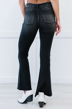 Kancan High Rise Flared Leg Jeans