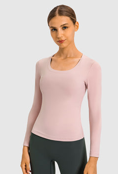 Seamless Round Neck Fitness Tee