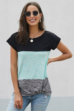 Color Block Twist Tee