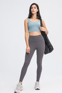 Scoop Neck and Back Sports Bra