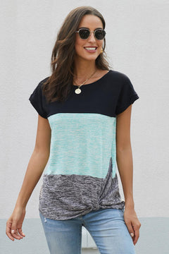 Color Block Twist Tee