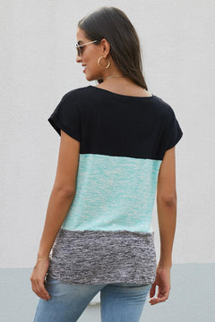 Color Block Twist Tee